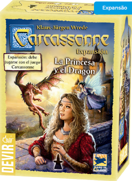 Expansão a Princesa e o Dragão Carcassonne