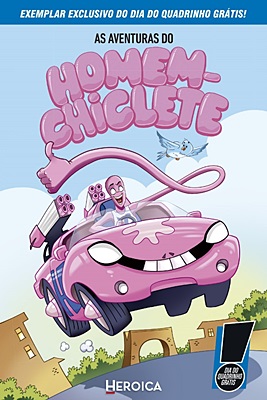 Capa As Aventuras do Homem-Chiclete