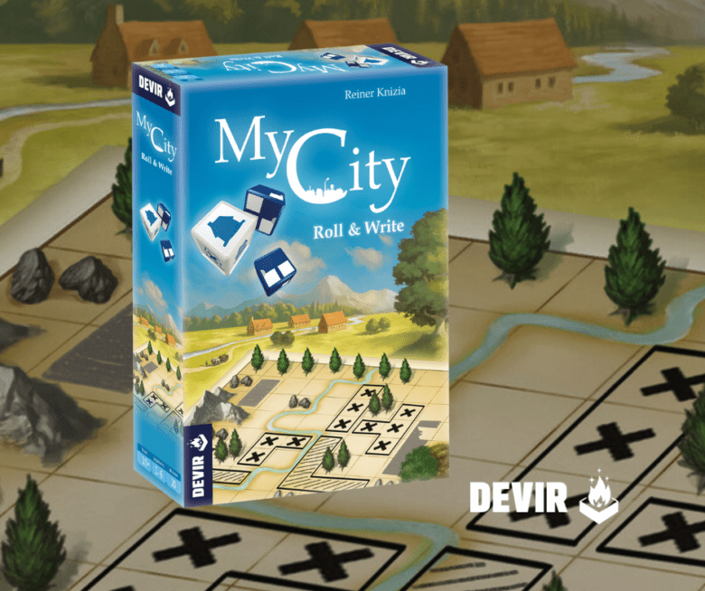 My City Roll and Write Jogo de Dados Devir BGMYCRWPS